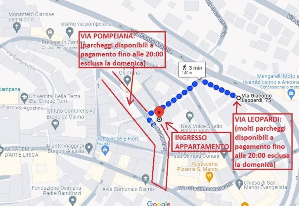 Apartmán Osimo Nel Cuore Del Centro, Free Wi-Fi E Netflix Exteriér fotografie